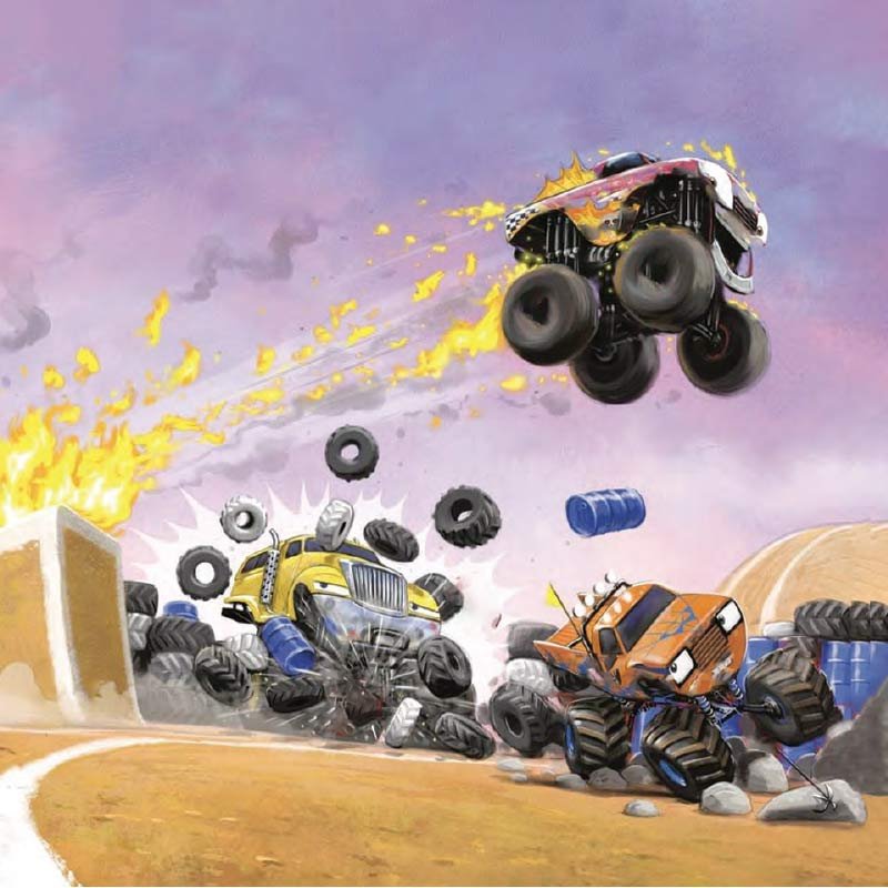 کوشا چهار چرخ با موتورزیلا مبارزه می کند