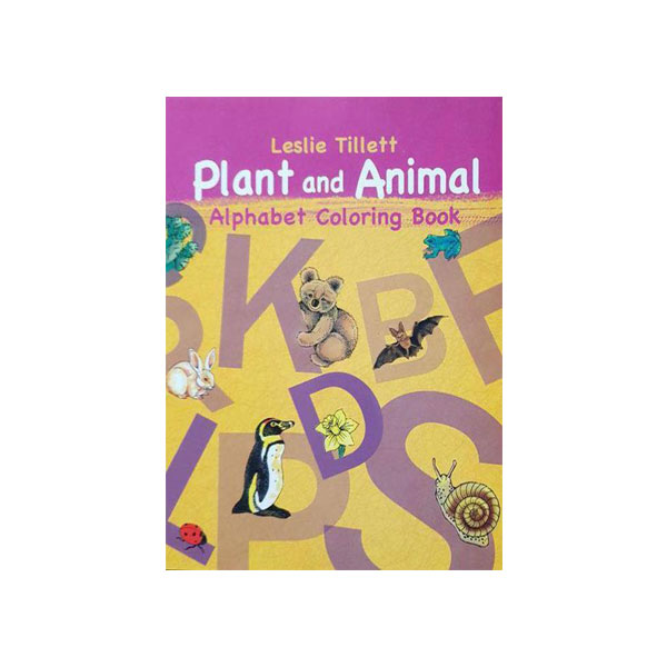 Alphabet Coloring Book Plant and Animal