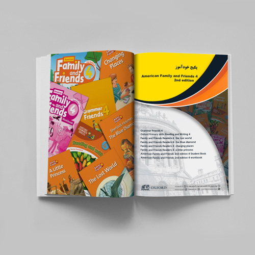 پکیج اقتصادی(وزیری) دوره کامل American Family and Friends 4 2nd edition