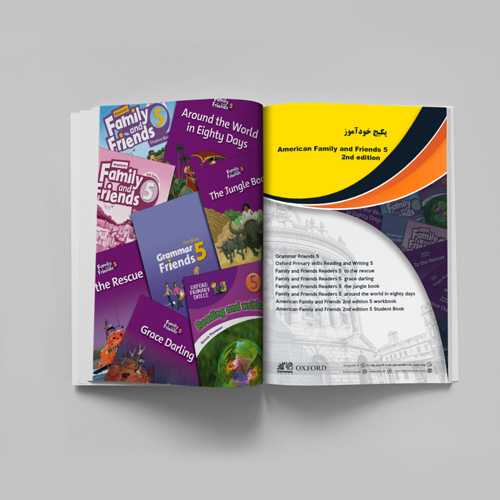 پکیج اقتصادی(وزیری) دوره کامل American Family and Friends 5 2nd edition