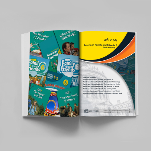 پکیج اقتصادی(وزیری) دوره کامل American Family and Friends 6 2nd edition