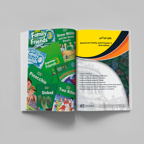 پکیج اقتصادی(وزیری) دوره کامل American Family and Friends 3 2nd edition