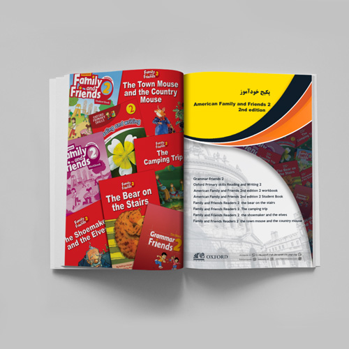 پکیج اقتصادی(وزیری) دوره کامل American Family and Friends 2 2nd edition