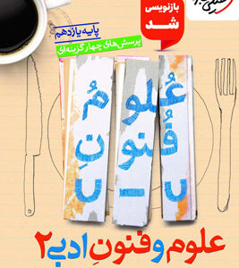 تست علوم و فنون ادبی 2 یازدهم خیلی سبز